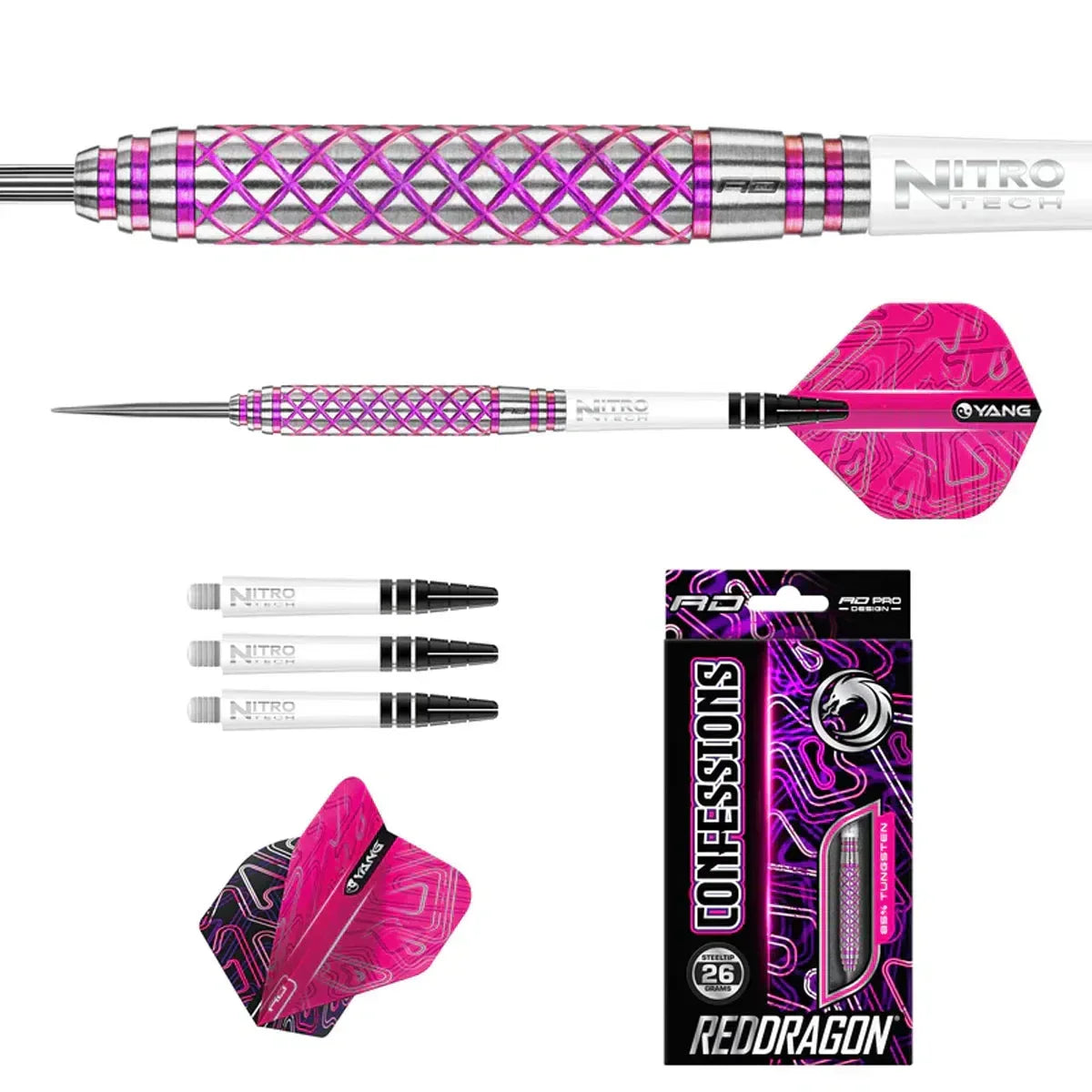 Red Dragon Confession 85% Tungsten Steel Tip Darts - view 3