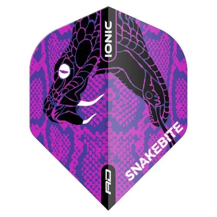 Red Dragon Hardcore Ionic Snakebite Purple Head Flights