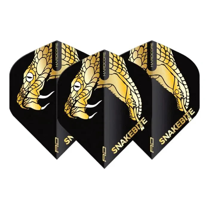 Red Dragon Hardcore Premium Snakebite Gold Snake Flights - view 2