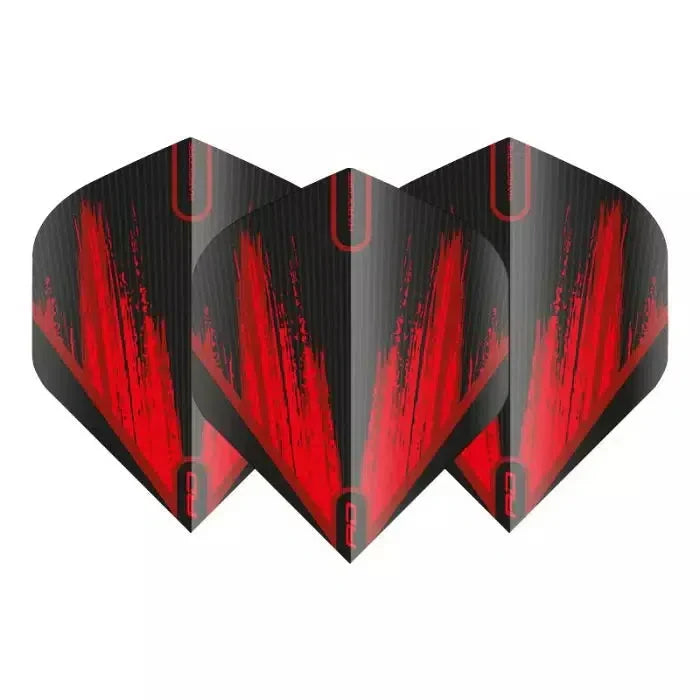 Red Dragon Hardcore Radical Black & Red Standard Flights - view 2
