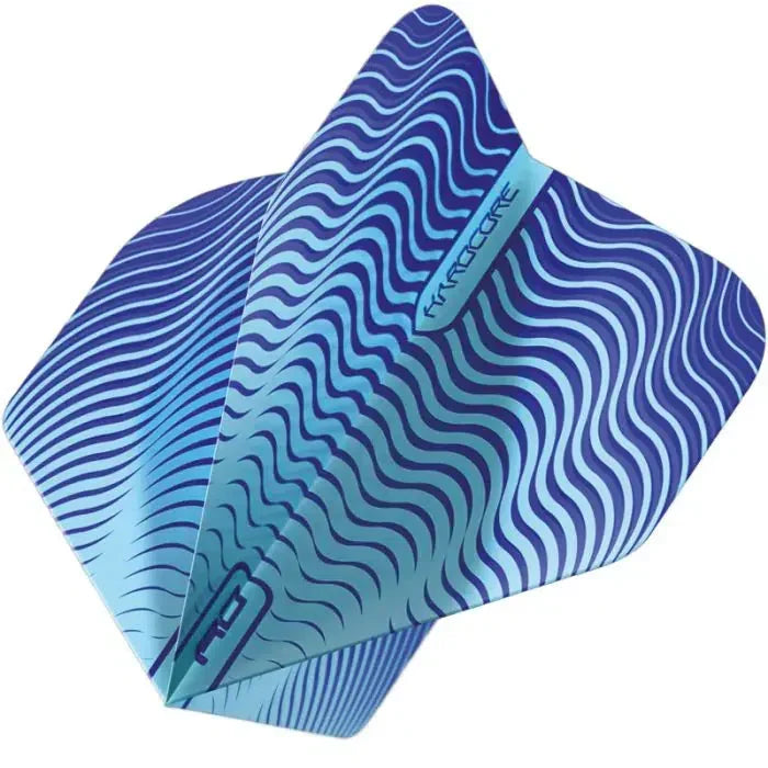 Red Dragon Hardcore Radical Blue Wave Shimmer Standard Flights