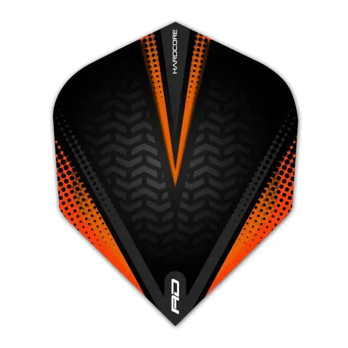 Red Dragon Hardcore Radical Orange Standard Flights