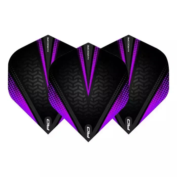 Red Dragon Hardcore Radical Purple Standard Flights - view 2