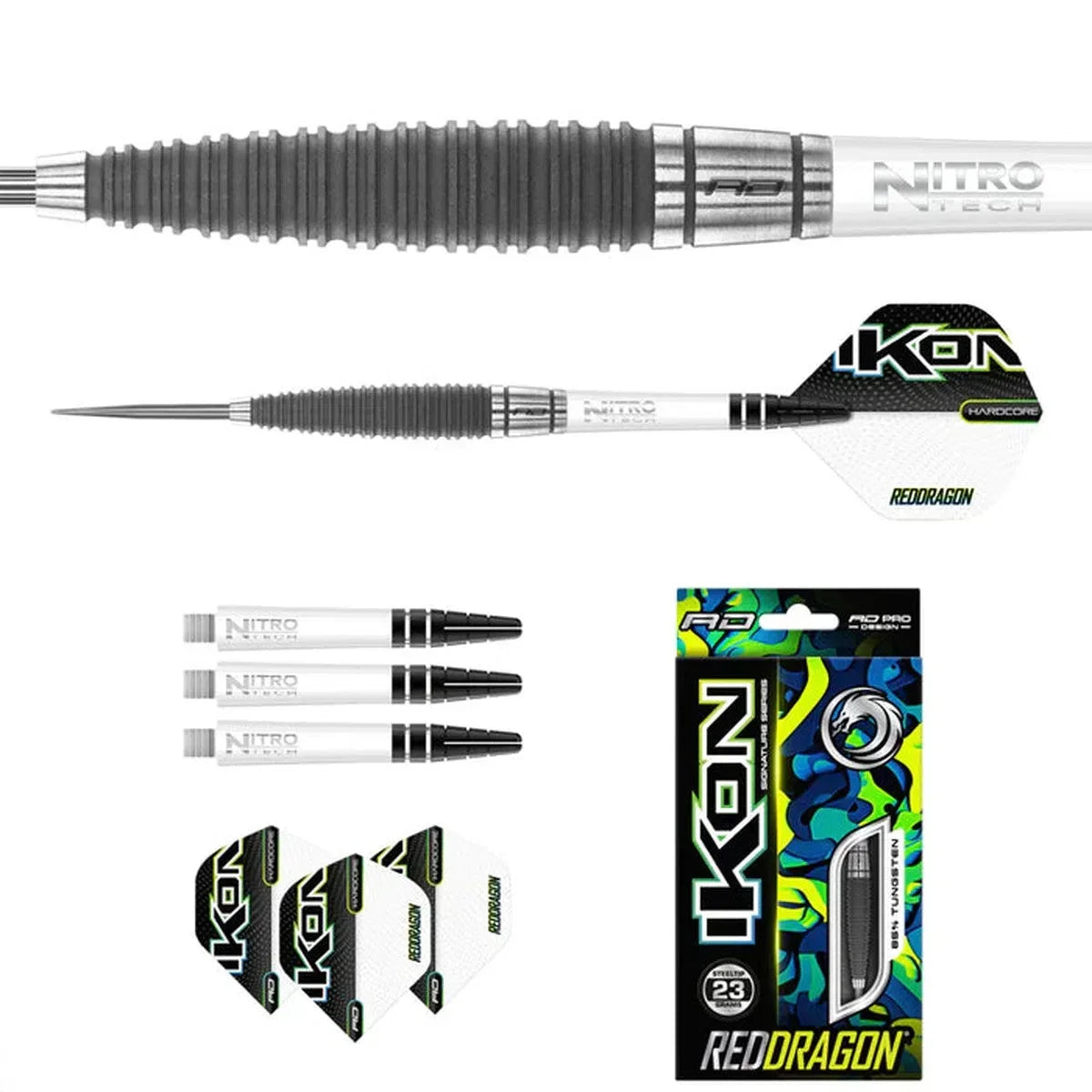 Red Dragon Ikon 1.1 85% Tungsten Steel Tip Darts - view 3