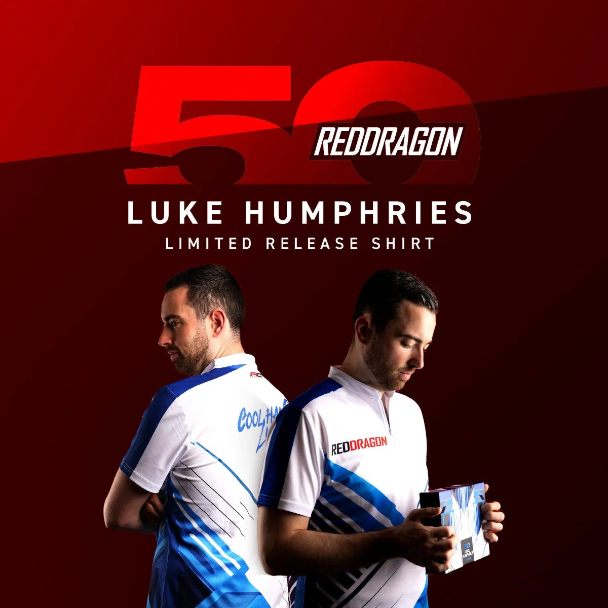 Red Dragon Luke Humphries 50 Year Player Edition Shirt - view 3