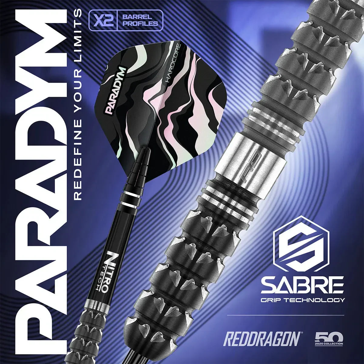 Red Dragon Paradym - Torpedo 90% Tungsten Steel Tip Darts - view 4