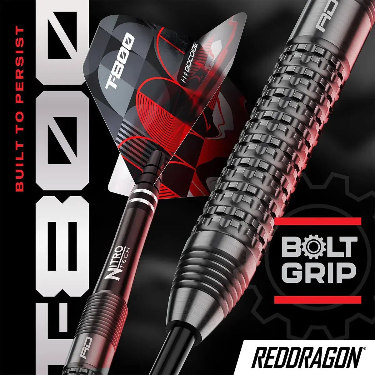 Red Dragon T-800 90% Tungsten Steel Tip Darts - view 4