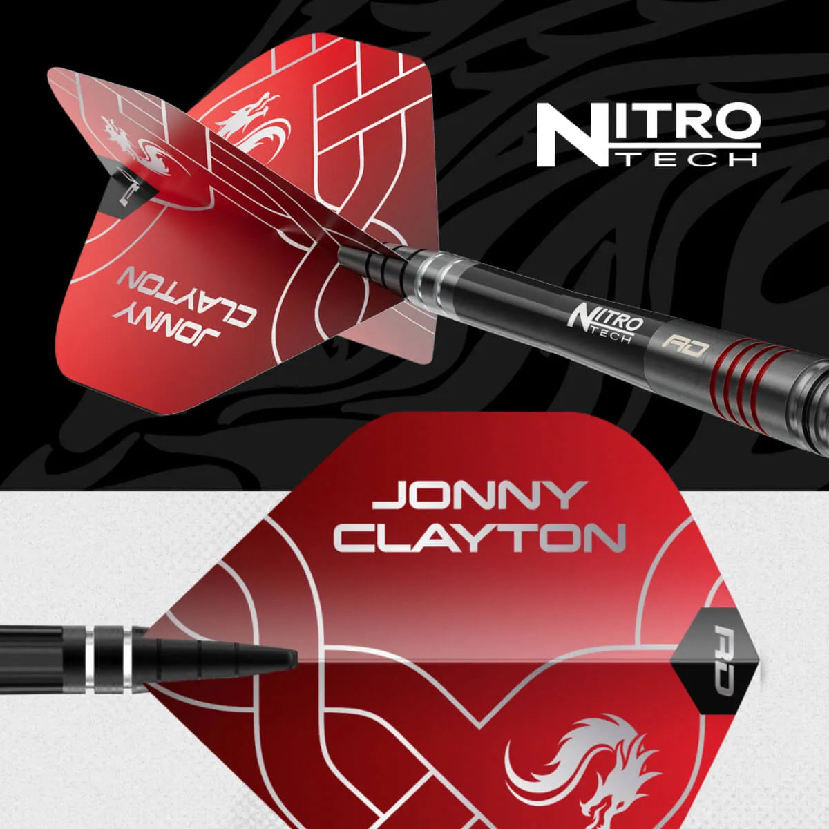 Red Dragon Jonny Clayton RD-ADV SP 90% Tungsten Steel Tip Darts - view 5