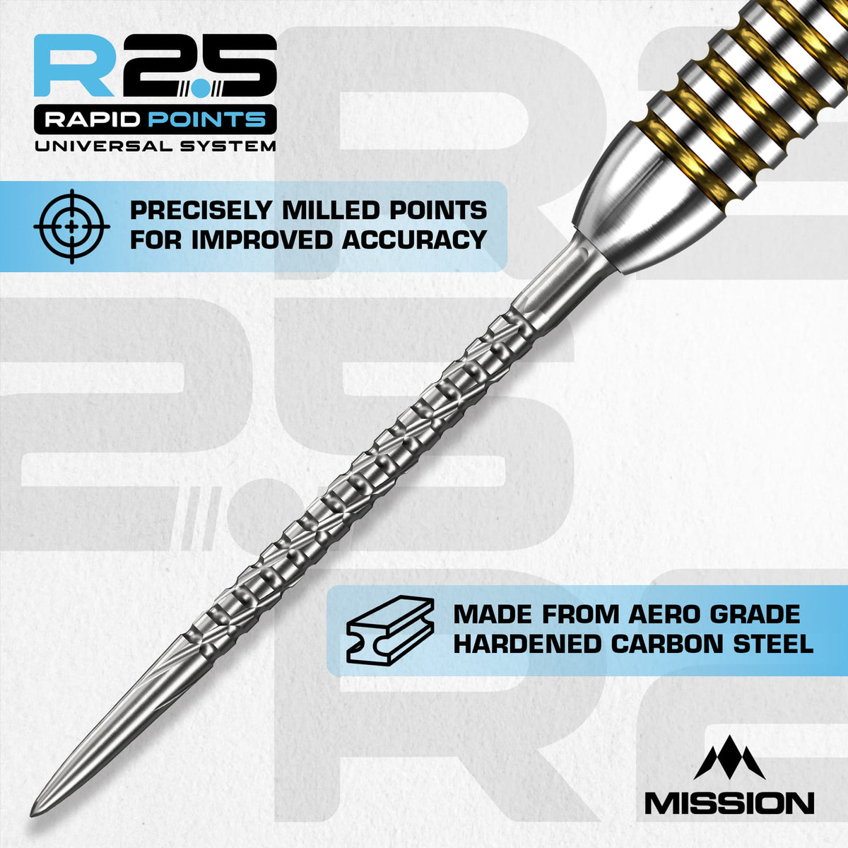 Mission R2.5 Rapid Dart Points - SG2 - view 2