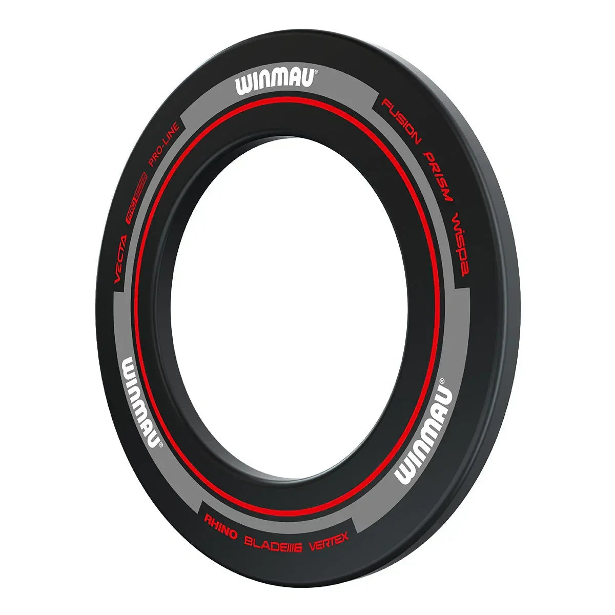 Winmau Advance Black & Red Dartboard Surround - view 2