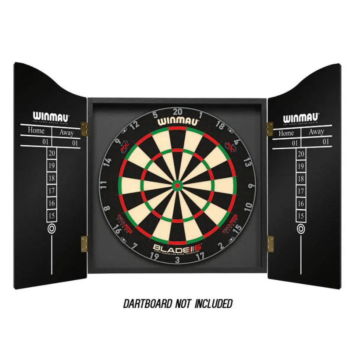 Winmau Beer Design Black Dartboard Cabinet - view 2