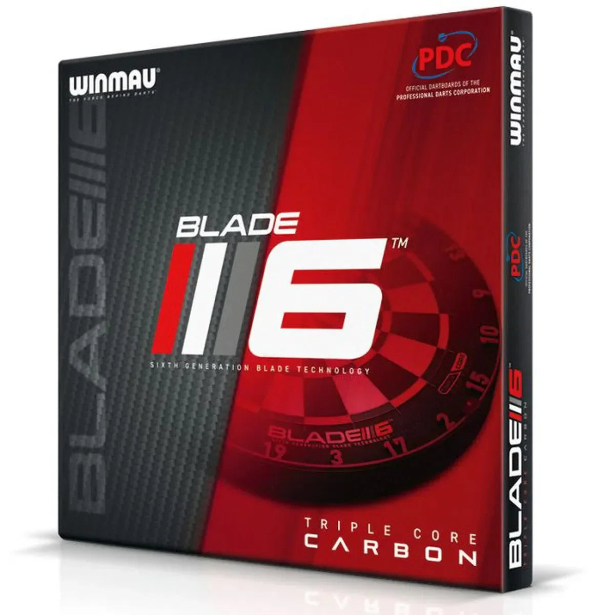 Winmau Blade 6 Triple Core Dartboard - view 2