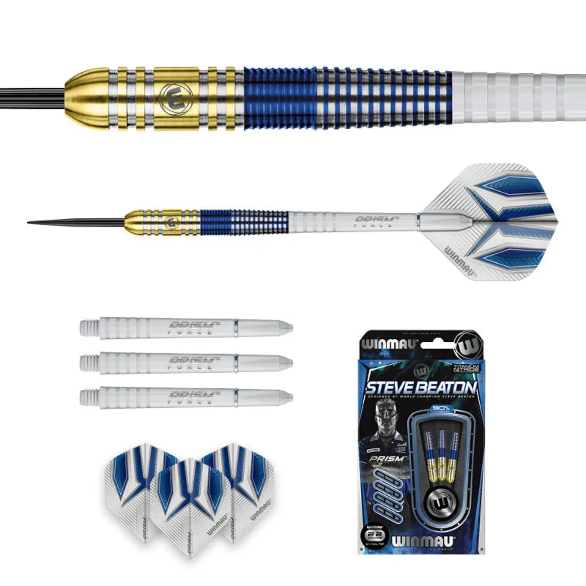 Winmau Darts Steve Beaton 90% Tungsten Steel Tip Darts - view 3
