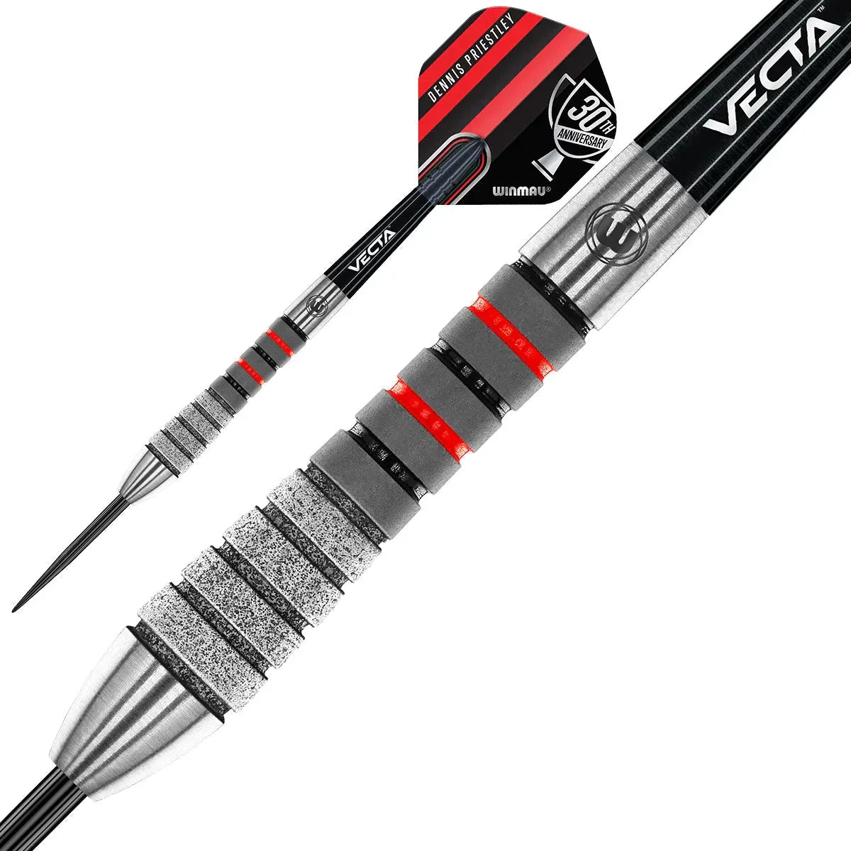 Winmau Dennis Priestley Diamond 3-Zero 90% Tungsten Steel Tip Darts - view 2