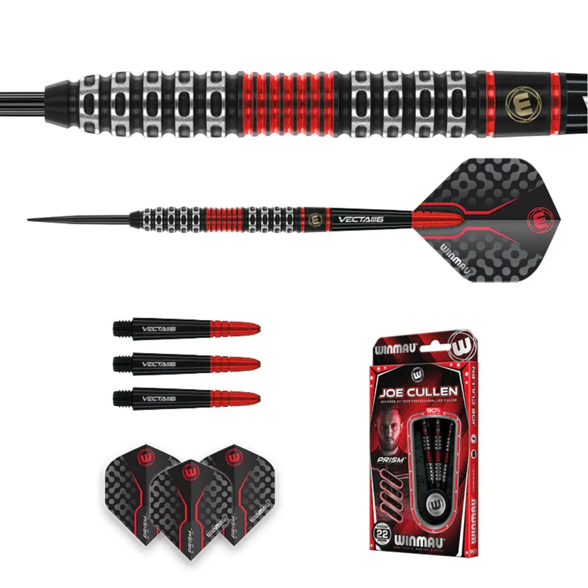 Winmau Joe Cullen SE 90% Tungsten Steel Tip Darts - view 3