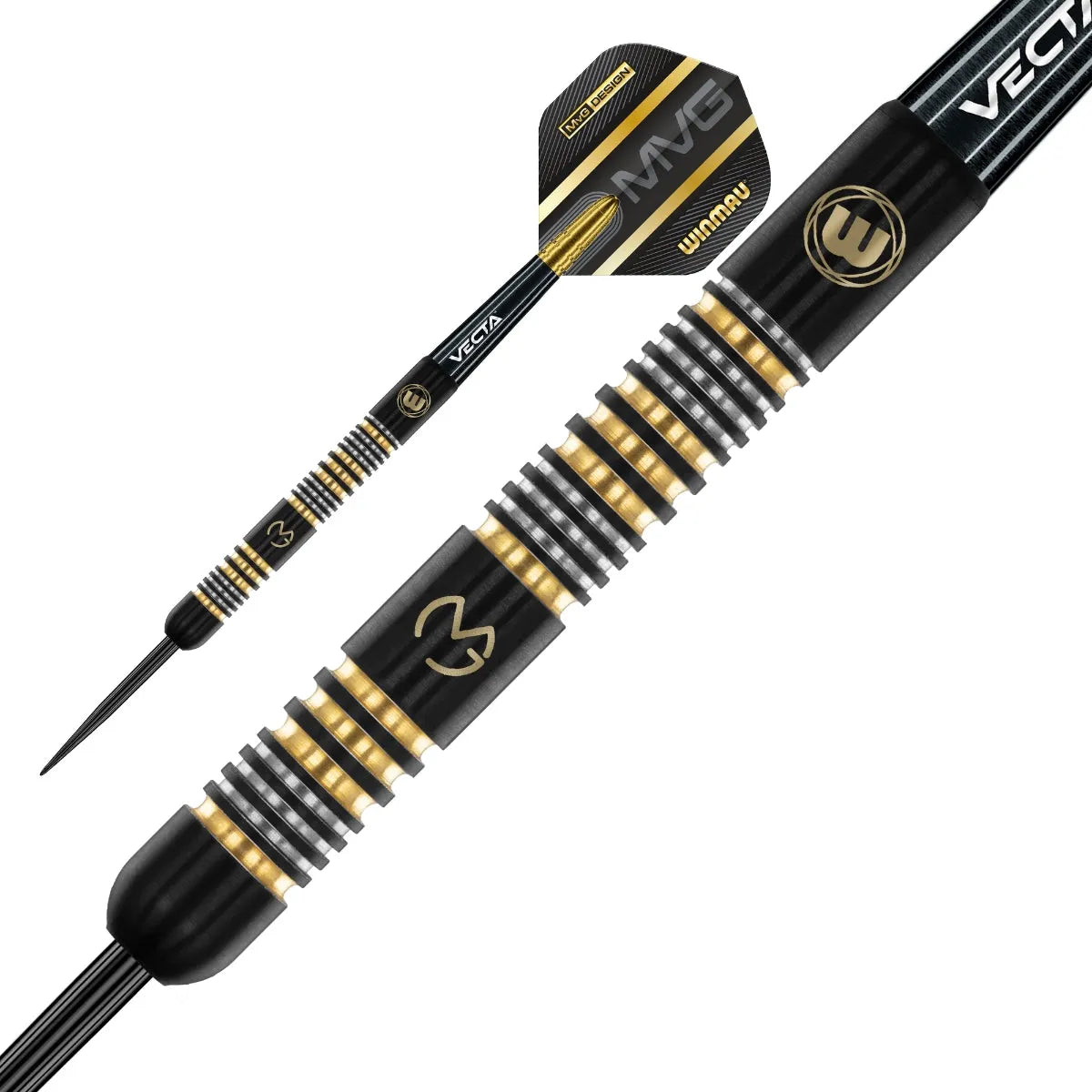 Winmau MVG Trilogy 90% Tungsten Steel Tip Darts - view 2