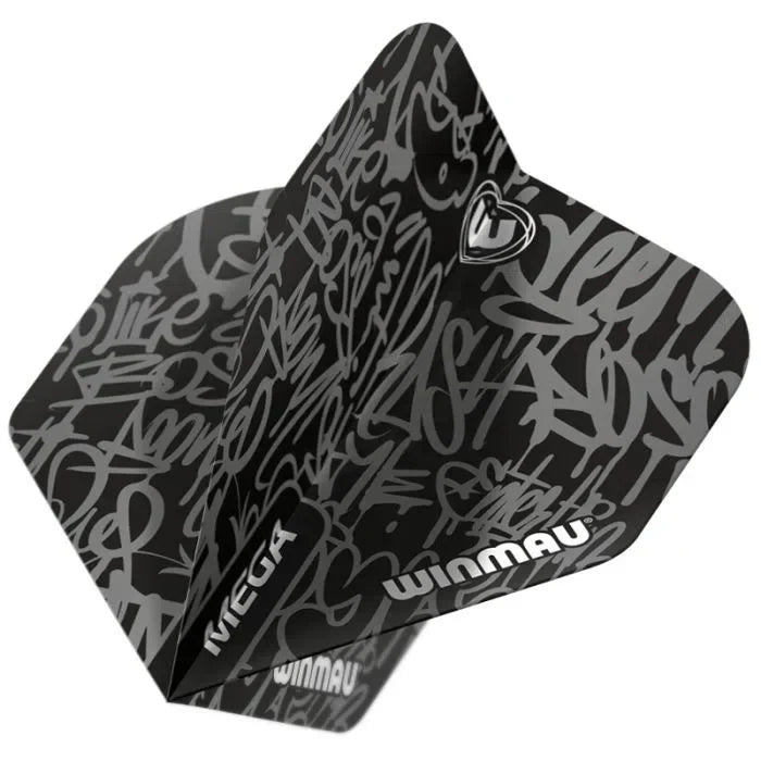 Winmau Mega Standard Black Flights - view 3