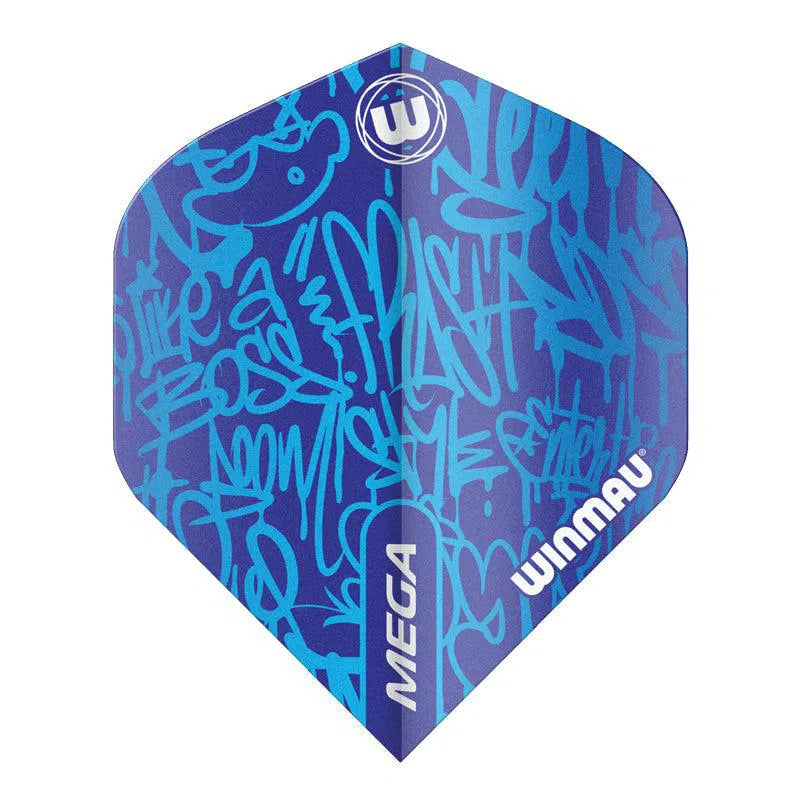 Winmau Mega Standard Blue Flights - view 2