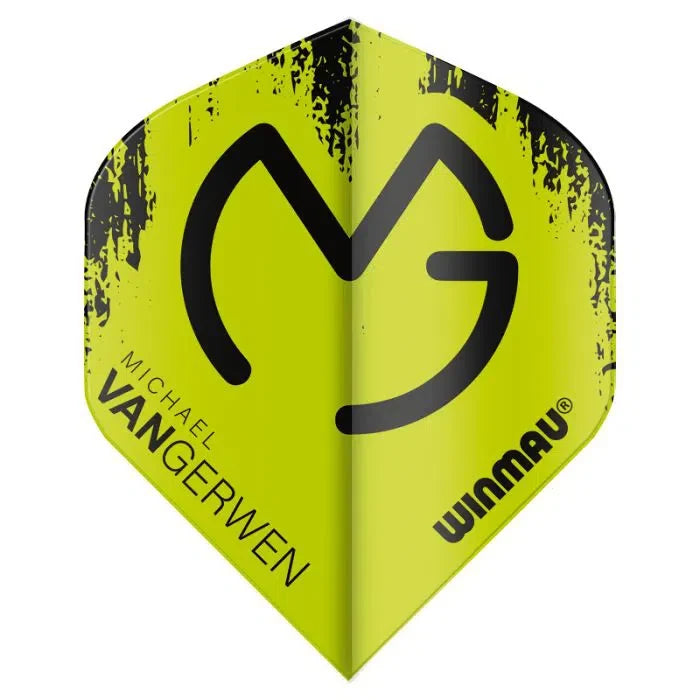 Winmau Mega Standard MvG Black & Green Flights - view 2
