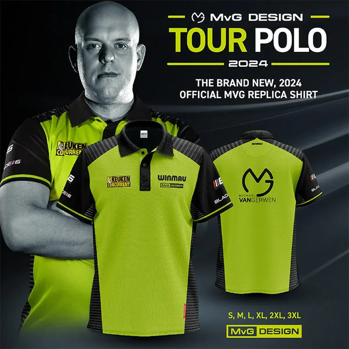 Winmau MvG 2024 Pro-Line Tour Shirt - view 4