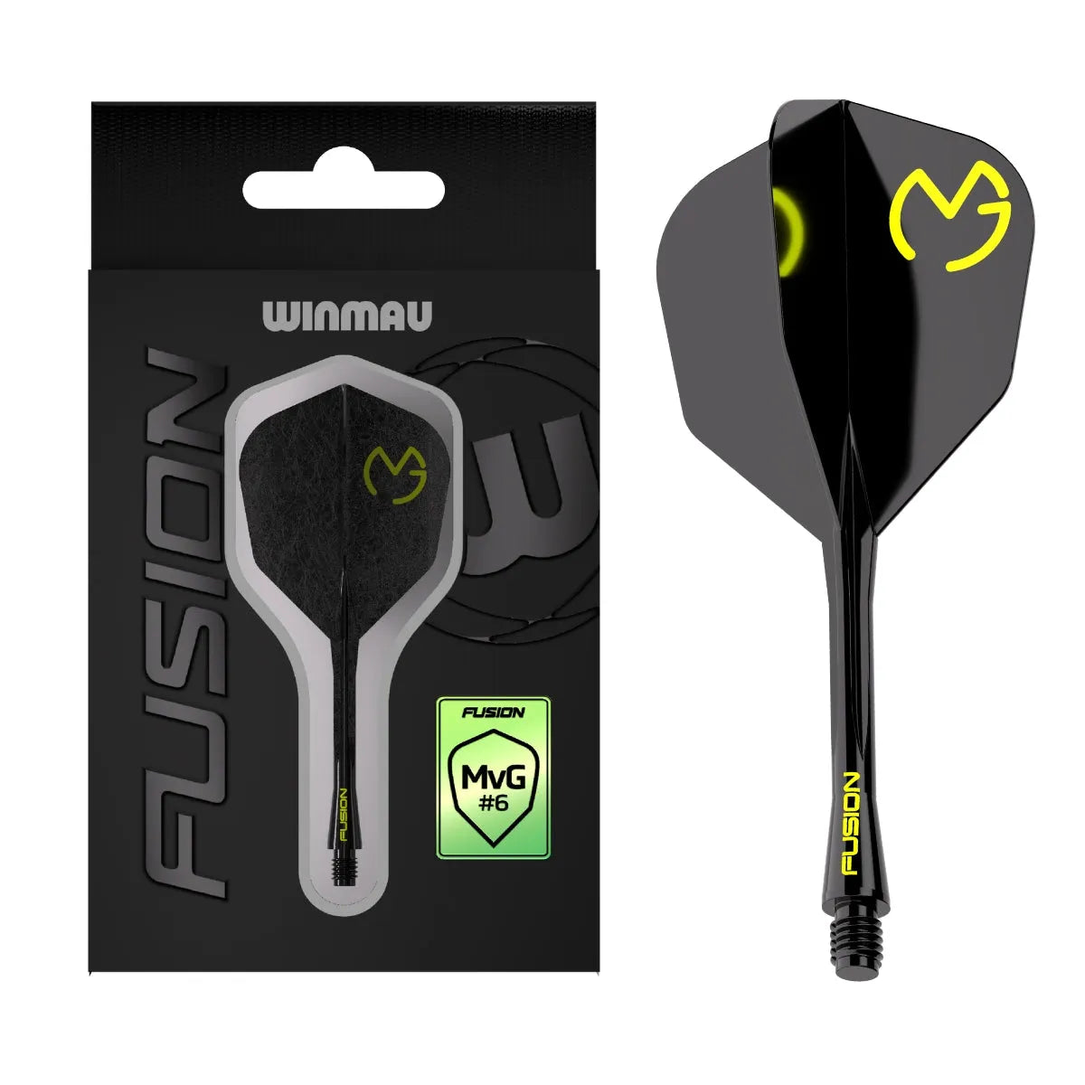 Winmau MvG Pac Man Fusion Integrated Flight System - No.6