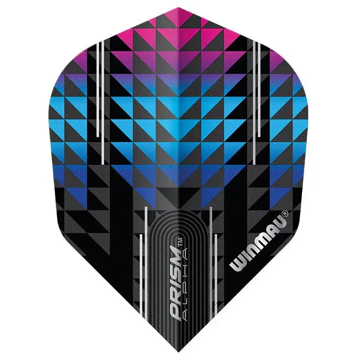 Winmau Prism Alpha Black & Blue V6 Dart Flights - view 2