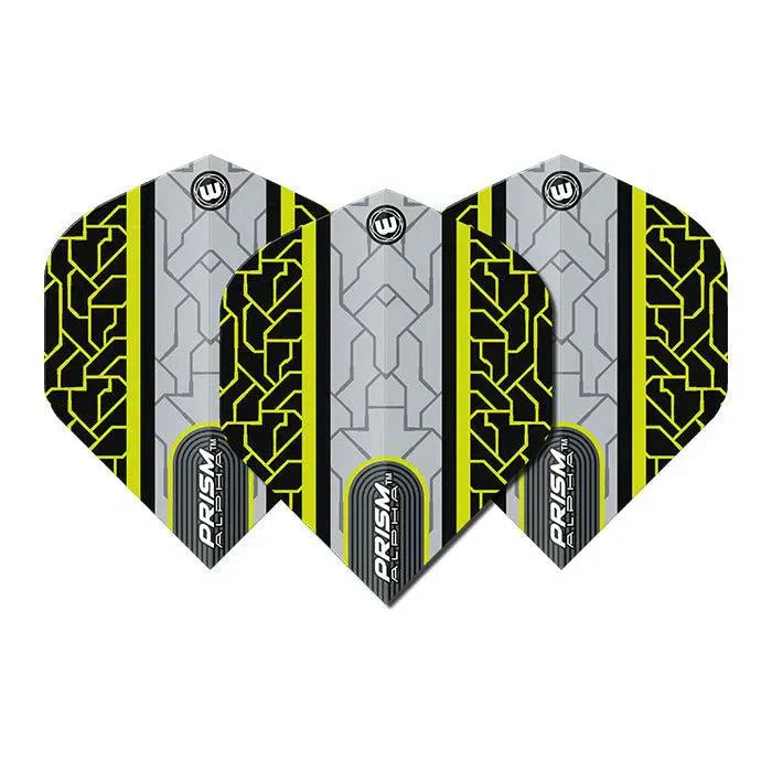 Winmau Prism Alpha Circuit Extra Thick Flights - Black