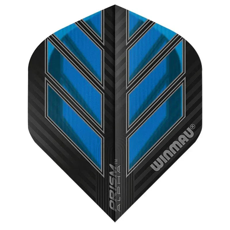Winmau Prism Alpha Extra Thick Standard Black & Blue Flights - view 2