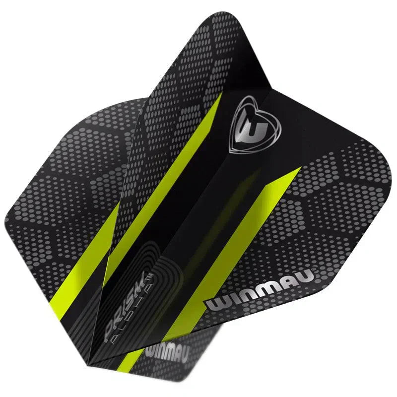 Winmau Prism Alpha Extra Thick Standard Black & Green Flights - view 3