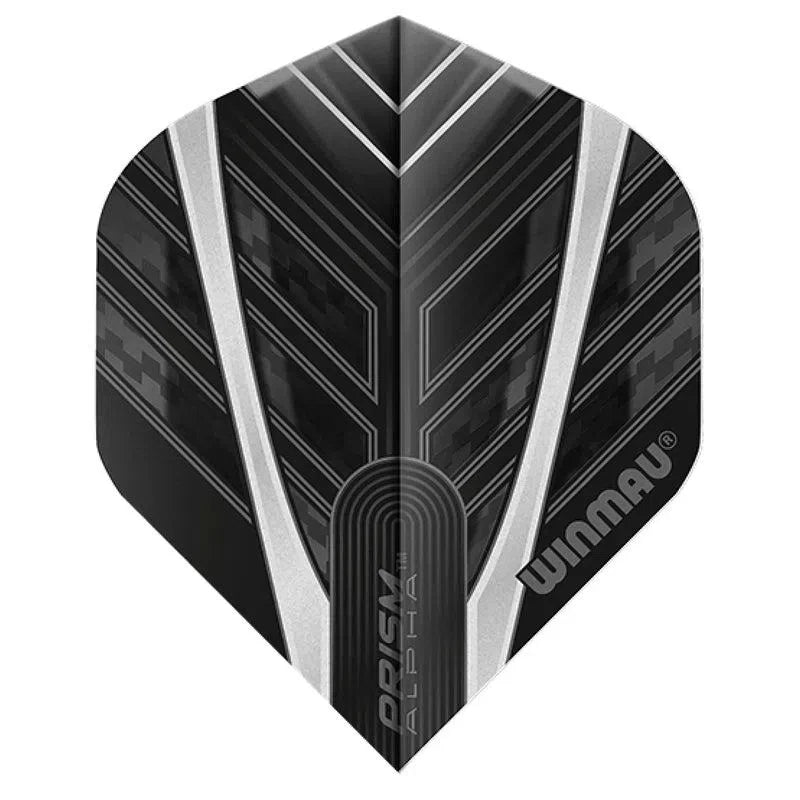 Winmau Prism Alpha Extra Thick Standard Black & Grey Flights - view 2