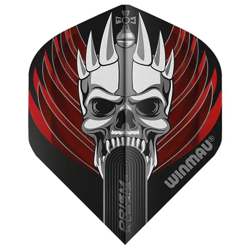 Winmau Prism Alpha Extra Thick Standard Black & Red & White Flights - 6915-122 - view 2