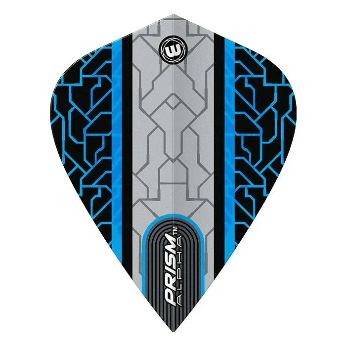 Winmau Prism Alpha Grey & Blue Kite Flights - view 2