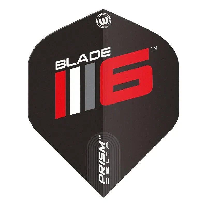 Winmau Prism Delta Extra Thick Standard Blade 6 Black Flights - view 2