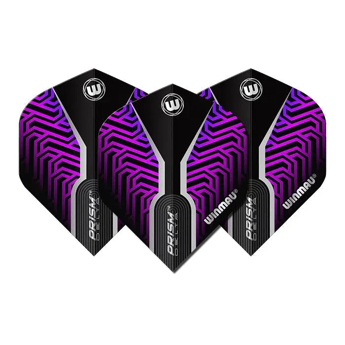 Winmau Prism Delta Kairos Purple Extra Thick Dart Flights