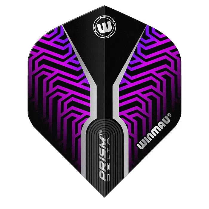 Winmau Prism Delta Kairos Purple Extra Thick Dart Flights - view 2