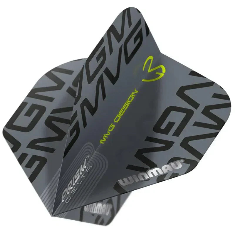 Winmau Prism Delta MvG Extra Thick Standard Grey Flights - view 3