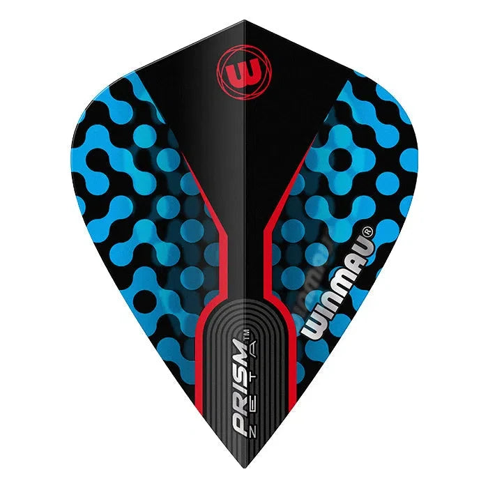 Winmau Prism Zeta Black & Blue Kite Flights - view 2