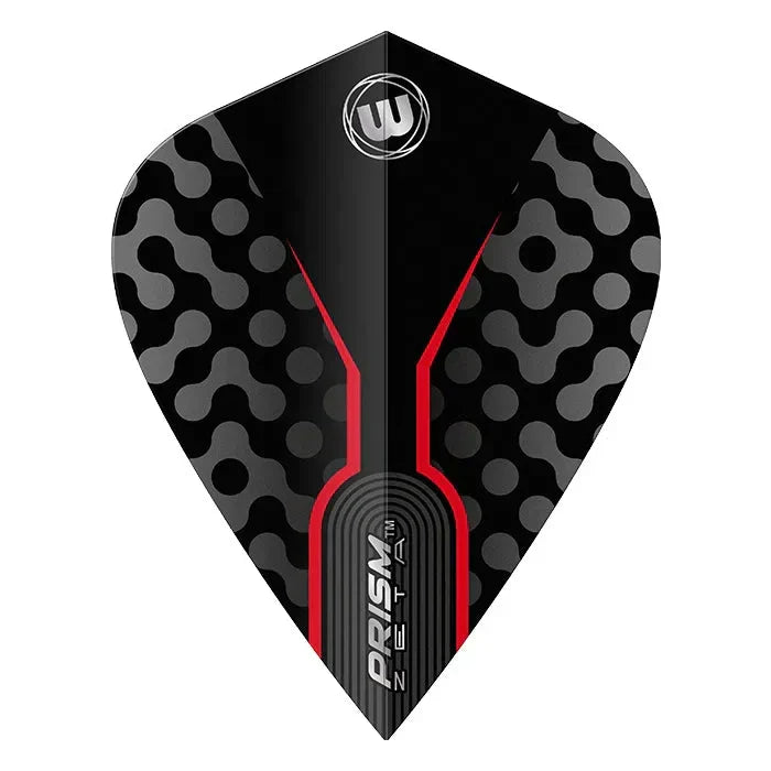 Winmau Prism Zeta Black & Red Kite Flights - view 2