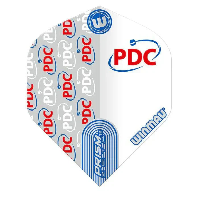 Winmau Prism Zeta PDC Extra Thick Flights - White - view 2