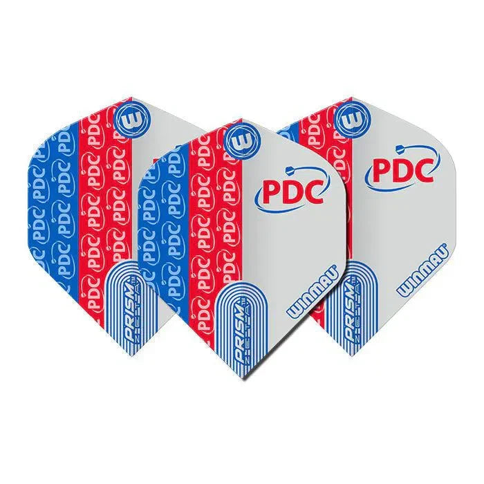 Winmau Prism Zeta PDC Extra Thick Flights - Blue (6915-322)