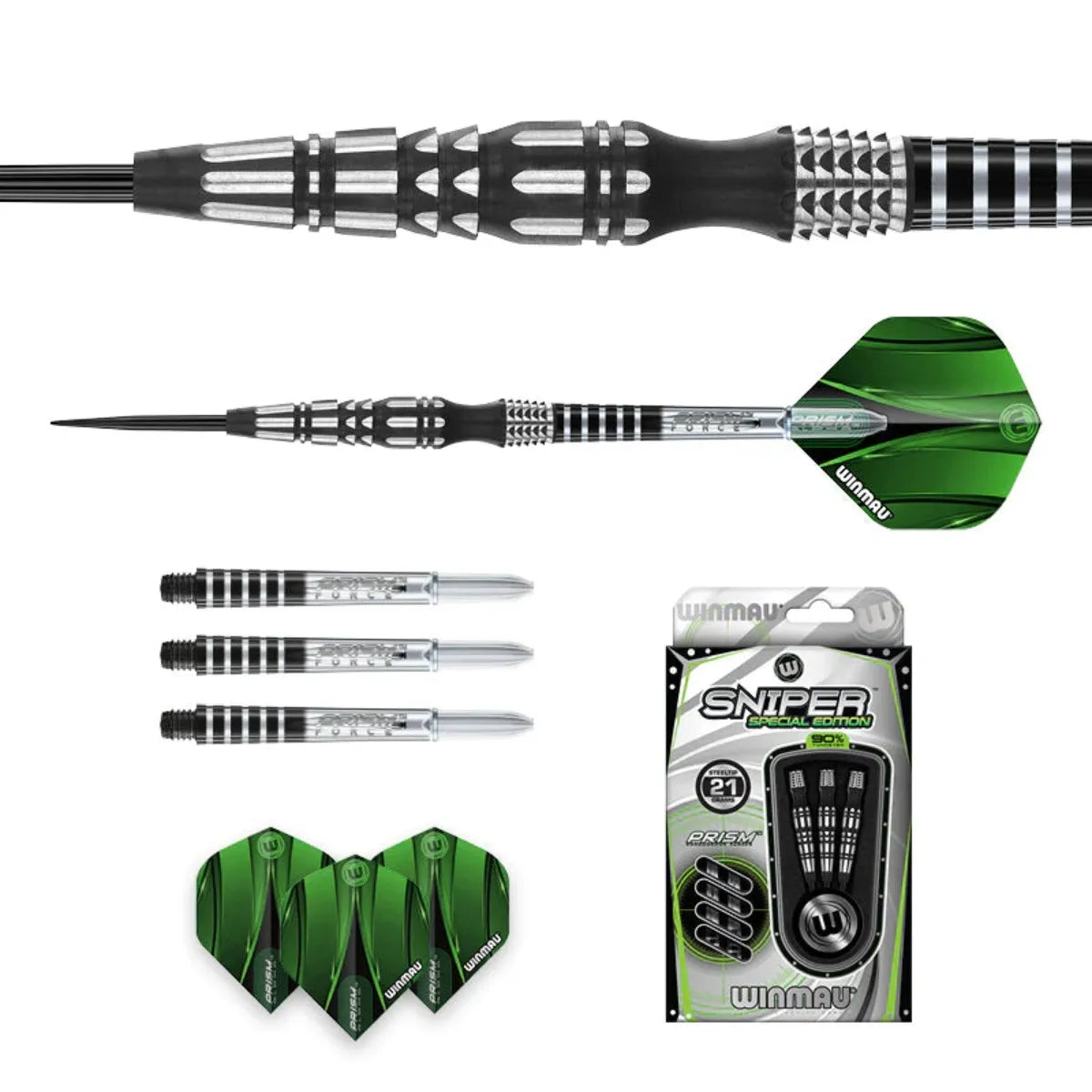 Winmau Sniper S.E. Style 2 90% Tungsten Steel Tip Darts - view 3