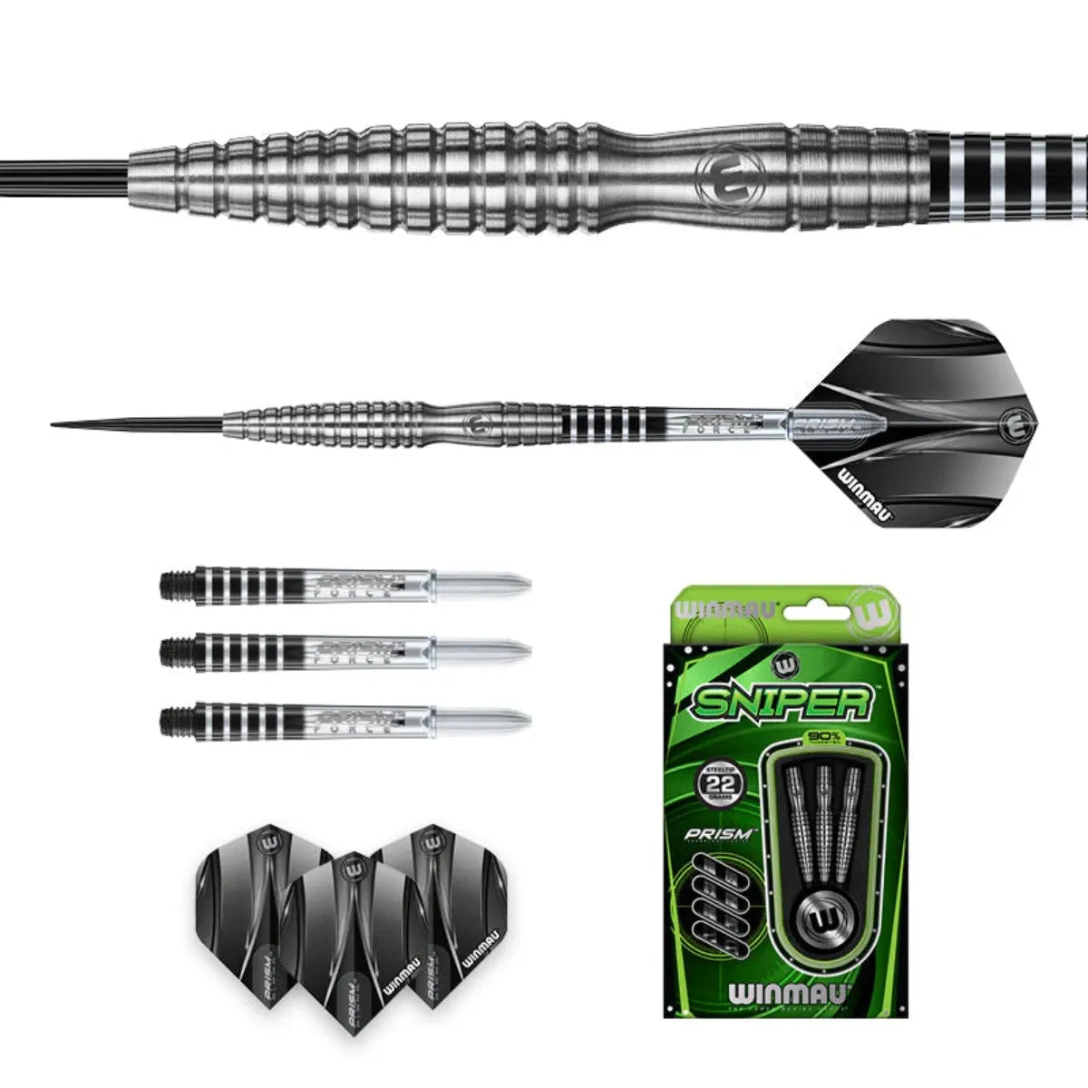 Winmau Sniper Style 2 90% Tungsten Steel Tip Darts - view 3