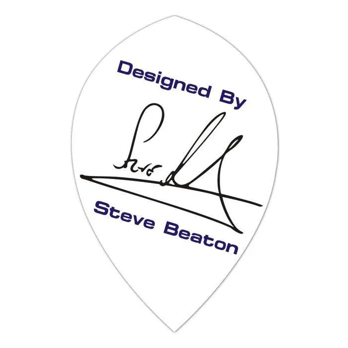 Winmau Specialist Players White Steve Beaton Dart Flights - view 2
