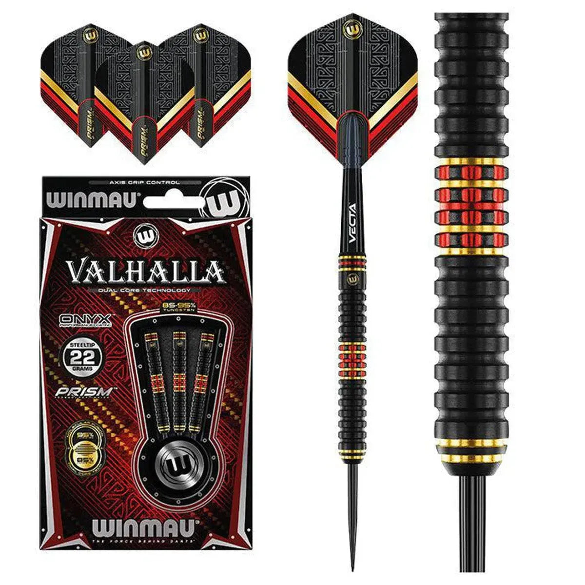 Winmau Valhalla 95% / 85% Tungsten Dual Core Steel Tip Darts