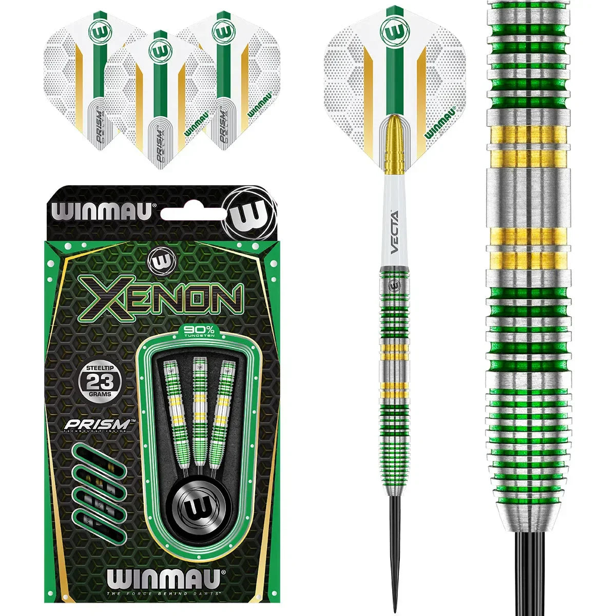 Winmau Xenon 90% Tungsten Steel Tip Darts