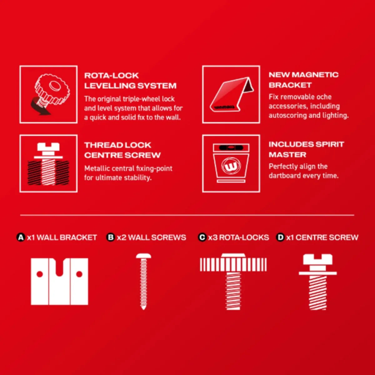 Winmau Blade X Fixing Kit - view 5