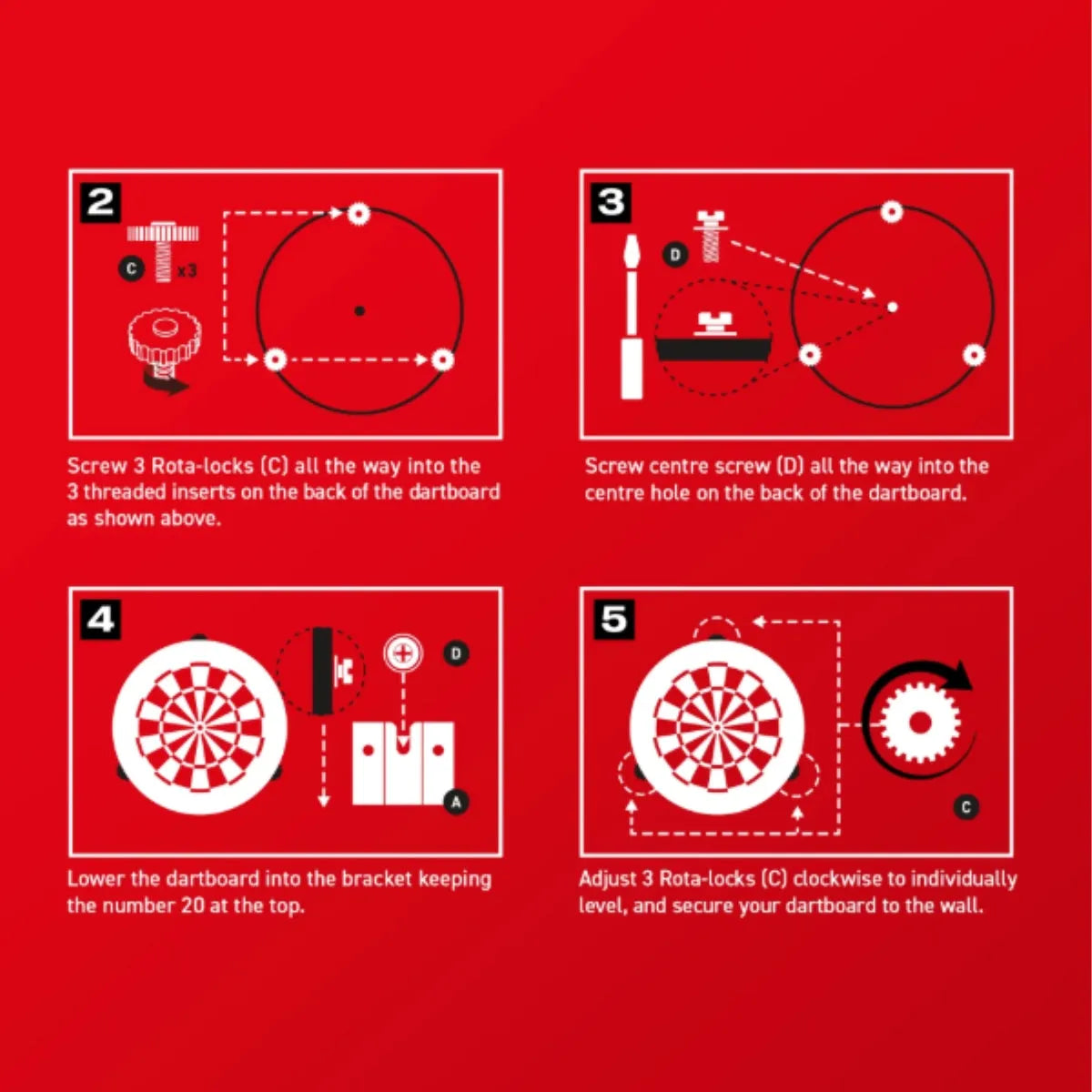 Winmau Blade X Fixing Kit - view 4