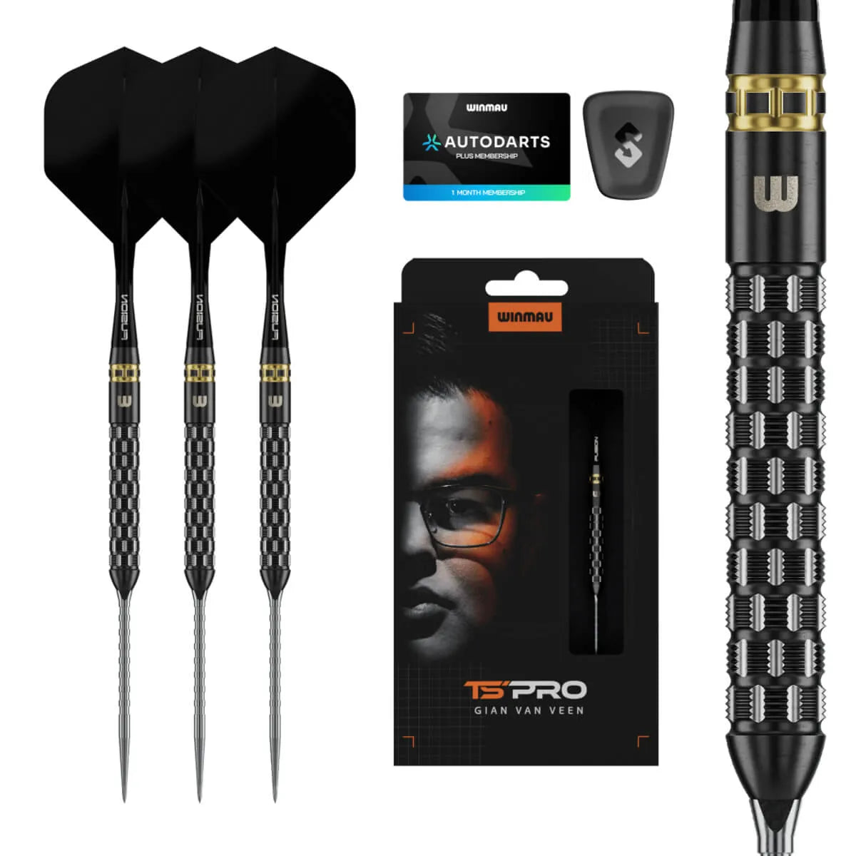 Winmau Gian van Veen TS-PRO SP 90% Tungsten Steel Tip Darts