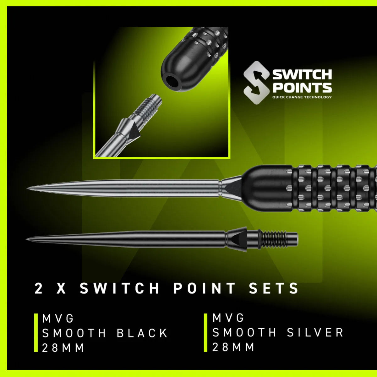 Winmau MvG W-Max SP 90% Tungsten Steel Tip Darts - view 5