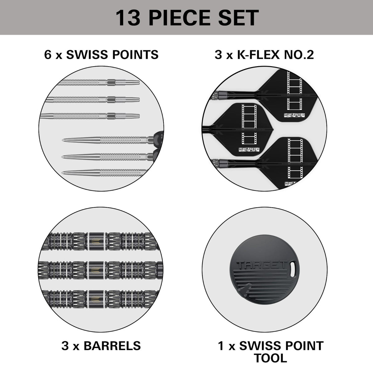 Target Chris Dobey 95k Steel Tip Darts - 5